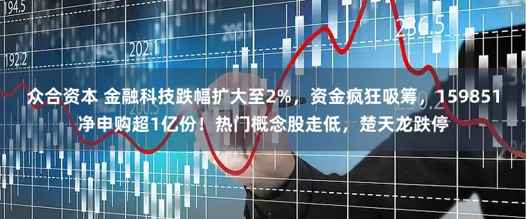 众合资本 金融科技跌幅扩大至2%，资金疯狂吸筹，159851净申购超1亿份！热门概念股走低，楚天龙跌停