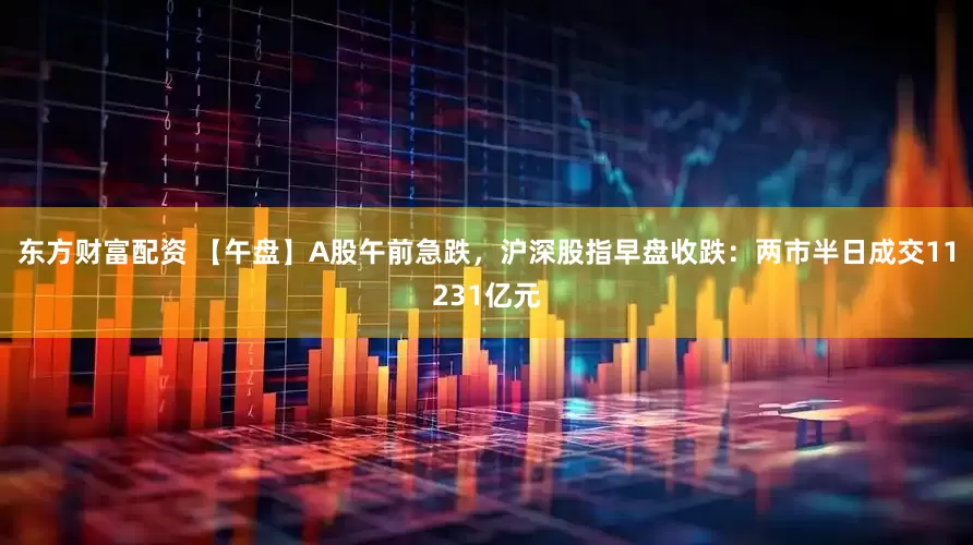 东方财富配资 【午盘】A股午前急跌，沪深股指早盘收跌：两市半日成交11231亿元