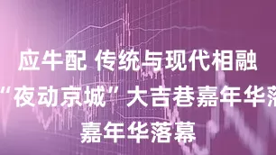 应牛配 传统与现代相融合 “夜动京城”大吉巷嘉年华落幕