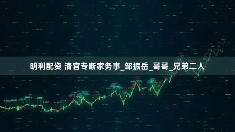 明利配资 清官专断家务事_邹振岳_哥哥_兄弟二人